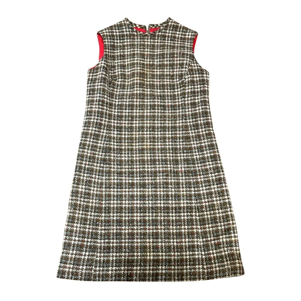 Pendleton Black and White Checkered Mini Dress